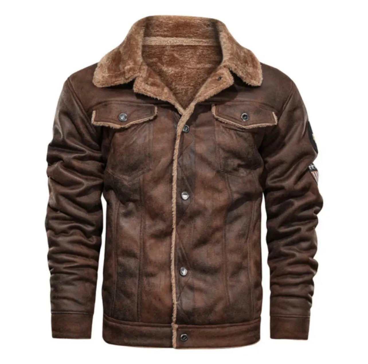 Men's Fur Thickened Cotton Jacket