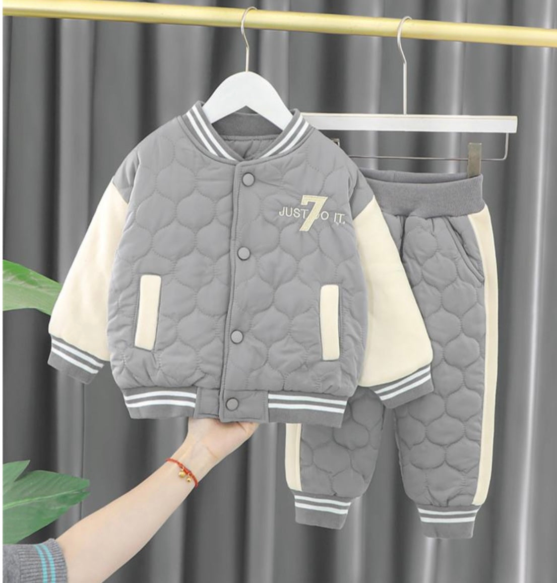 Boys Padded Cotton Two Piece